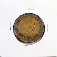 Quénia 20 shillings 1998 Bimetálica, Kenya 20 shillings 1998 Bimetallic, World Coins - Kenya KM 32