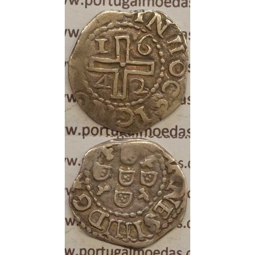 MEIO TOSTÃO PRATA 1642 (BC)