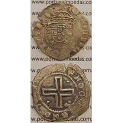 TOSTÃO - PRATA 1640-1656 (MBC-) "+IOANINES.IIII.DG.REX ORTV" (NÃO CLASSIFICADA)