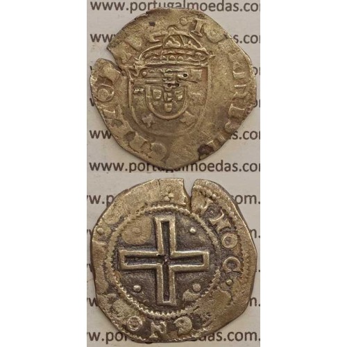 TOSTÃO - PRATA 1640-1656 (MBC-) "+IOANINES.IIII.DG.REX ORTV" (NÃO CLASSIFICADA)