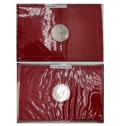 Ensaio moeda 25 Escudos 25 Abril 1984 Prova em Relevo PROOF + Carteira Prova, Muito rara no seu conjunto da carteira mais moeda