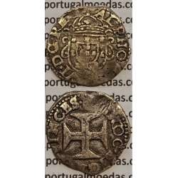 MOEDA MEIO TOSTÃO PRATA 1656-1667 (BC) - D. AFONSO VI