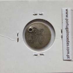 Egito 1 Qirsh 1862 - 1277 prata,  Egypt coin of 1 Qirsh 1862 - 1277 Silver, World Coins Egypt KM 250