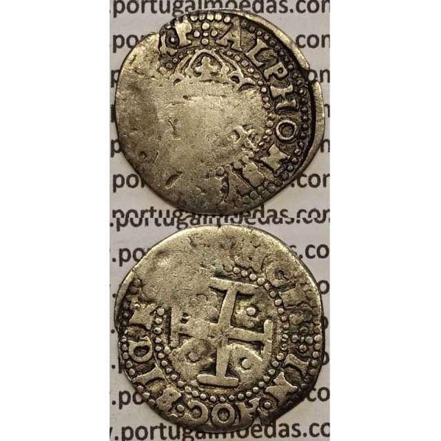 MOEDA 4 VINTENS PRATA 1656-1667 (BC-) - D. AFONSO VI