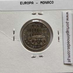 Mónaco 1/2 franco 1965 Níquel, World Coins Monaco KM 145, coin 1/2 Francs 1965 Nickel