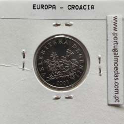 Croácia 50 Lipa 2003 Aço-Niquel, World Coins Croatia KM 8, coin of 50 Lipa 2003 Nickel plated steel