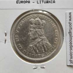 Lituânia 10 Litu 1936 Prata, World Coins Lithuania KM 83, coin of 10 litu 1936 Silver