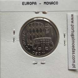 Mónaco 1 Franco 1978 Níquel, World Coins Monaco KM 140, coin 1 Franc 1978 Nickel