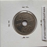 Egito 5 milésimos 1917 - 1335 Cupro-Niquel,  Egypt coin of 5 milliemes 1917 - 1335 Copper-Nickel, World Coins Egypt KM 315