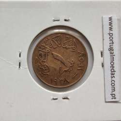 Egito 1 milésimo 1938 - 1357 Bronze,  Egypt coin of 1 millieme 1938 - 1357 Bronze, World Coins Egypt KM 358