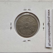 Egito 5 milésimos 1924 - 1342 Cupro-Niquel,  Egypt coin of 5 milliemes 1924 - 1342 Copper-Nickel, World Coins Egypt KM 333