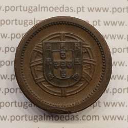 5 centavos 1920 Bronze, $05 centavos 1920 Republica Portuguesa, (MBC+/Bela-), World Coins Portugal  KM 569