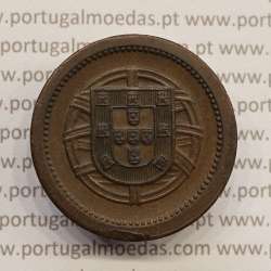 5 centavos 1920 Bronze, $05 centavos 1920 Republica Portuguesa, (MBC+/Bela-), World Coins Portugal  KM 569