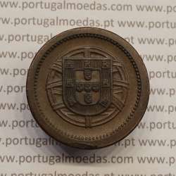 5 centavos 1920 Bronze, $05 centavos 1920 Republica Portuguesa, (MBC+/Bela-), World Coins Portugal  KM 569
