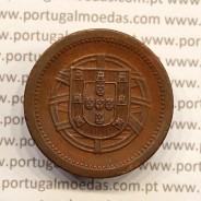Portugal, coin of 5 centavos 1920 Bronze, $05 centavos 1920 Portuguese Republic, (XF), World Coins Portugal KM 569