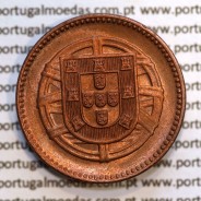 Portugal, coin of 2 centavos 1921 Bronze, $02 centavos 1921 Portuguese Republic, (UNC), World Coins Portugal KM 568