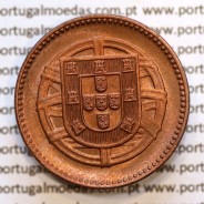 Portugal, coin of 2 centavos 1921 Bronze, $02 centavos 1921 Portuguese Republic, (UNC), World Coins Portugal KM 568