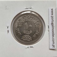 Egito 10 Piastras 1972 - 1392 Cupro-Niquel,  Egypt coin of 10 piastres 1972 - 1392 Copper-Nickel, World Coins Egypt KM 430
