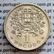1 Escudo 1927 Alpaca, 1$00 1927 alpaca Republica Portuguesa, (MBC+/Bela-), World Coins Portugal  KM 578
