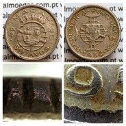 Macau coin 50 Avos 1952 with Medal Alignment ↑↑ error, Very Rare, less than 5 coins of this error are known to exist