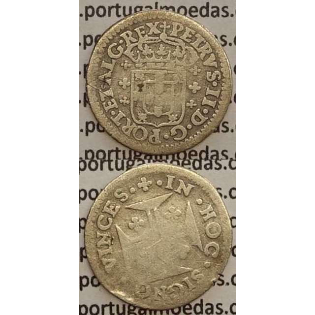 MOEDA 3 VINTÉNS PRATA (BC) - D. PEDRO II