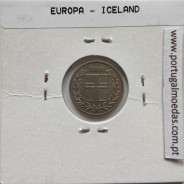 Islândia 10 Aurar 1969 Cupro-níquel, World Coins Iceland KM 10, coin of 10 Aurar 1969