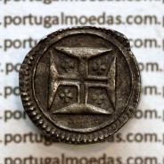 Vintém Prata D. João V (1706-1750), esfera armilar grande encimada por duas ponteiras ovais, (Bela+),  World Coins KM330