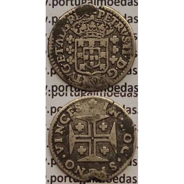 MOEDA 3 VINTENS PRATA (BC+) - D. PEDRO II