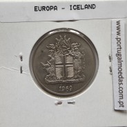 Islândia 10 Krónur 1969 Cupro-níquel, World Coins Iceland KM 15, coin of 10 krónur 1969 Copper-nickel