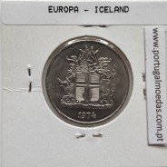 Islândia 10 Krónur 1974 Cupro-níquel, World Coins Iceland KM 15, coin of 10 krónur 1974 Copper-nickel