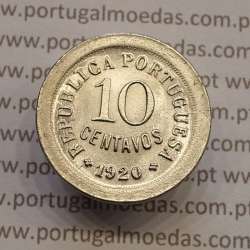 MOEDA DE DEZ CENTAVOS (10 CENTAVOS) CUPRO NÍQUEL 1920 SOBERBA MOEDA DE DEZ CENTAVOS (10 CENTAVOS) CUPRO NÍQUEL 1920 SOBERBA
