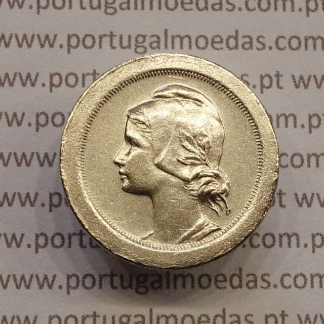 MOEDA DE DEZ CENTAVOS (10 CENTAVOS) CUPRO NÍQUEL 1921 BELA