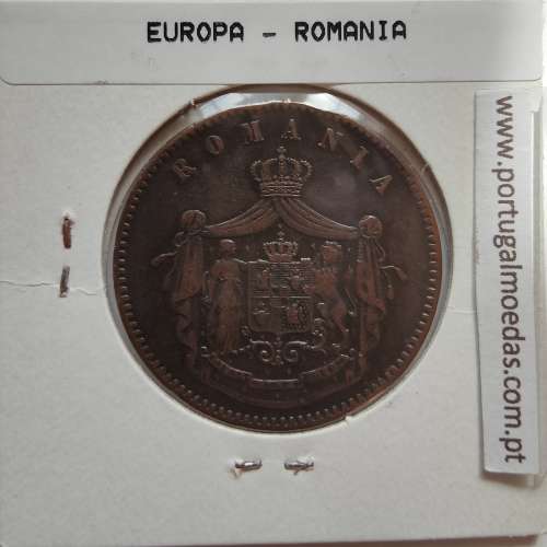 Roménia 10 Bani 1867 cobre, World Coins Romania KM 4, coin of 10 bani 1867 Copper