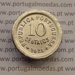 MOEDA DE DEZ CENTAVOS (10 CENTAVOS) CUPRO NÍQUEL 1921 BELA MOEDA DE DEZ CENTAVOS (10 CENTAVOS) CUPRO NÍQUEL 1921 BELA