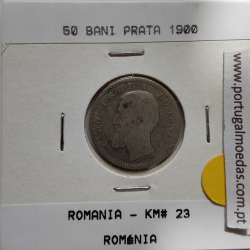 Roménia 50 Bani 1900 prata, World Coins Romania KM 23, coin of 50 bani 1900 Silver