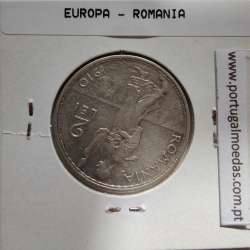 Roménia 2 Lei 1910 prata, World Coins Romania KM 43, coin of 2 lei 1910 Silver