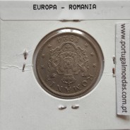 Roménia 2 Lei 1924 cuproníquel, World Coins Romania KM 47, coin of 2 lei 1924 Copper-nickel