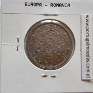 Roménia 2 Lei 1924 cuproníquel, World Coins Romania KM 47, coin of 2 lei 1924 Copper-nickel