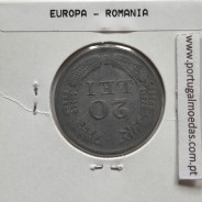 Roménia 20 Lei 1942 Zinco, World Coins Romania KM 62, coin of 20 lei 1942 zinc