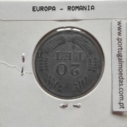 Roménia 20 Lei 1942 Zinco, World Coins Romania KM 62, coin of 20 lei 1942 zinc