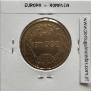Roménia 200 Lei 1945 Latão, World Coins Romania KM 66, coin of 200 lei 1945 Brass
