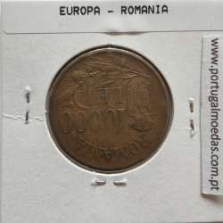 Roménia 10000 Lei 1947 Latão, World Coins Romania KM 76, coin of 10000 lei 1947 Brass