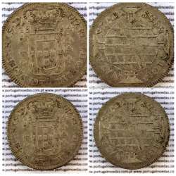 640 réis prata 1804 D. Maria I, Brasil, duas Patacas prata 1804, "B" Bahia, World Coins Brasil KM 231.2