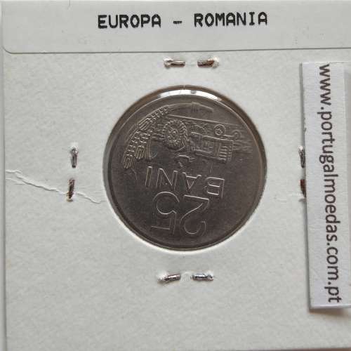 Roménia 25 Bani 1960 Aço-níquel, World Coins Romania KM 88, coin of 25 bani 1960 Nickel clad steel
