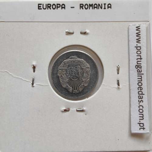 Roménia 5 Bani 1975 Alumínio, World Coins Romania KM 92, coin of 5 bani 1975 Aluminium