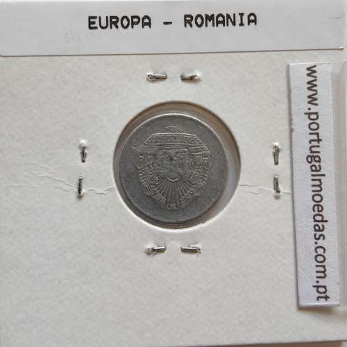 Roménia 5 Bani 1975 Alumínio, World Coins Romania KM 92, coin of 5 bani 1975 Aluminium