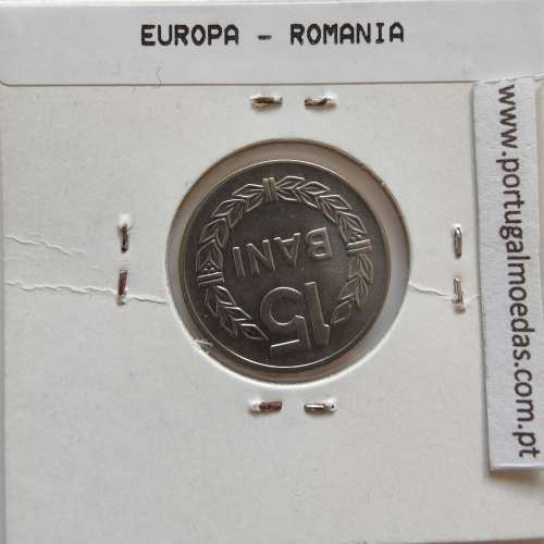 Roménia 15 Bani 1966 Aço-níquel, World Coins Romania KM 93, coin of 15 bani 1966 Nickel clad steel
