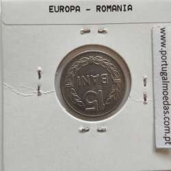 Roménia 15 Bani 1966 Aço-níquel, World Coins Romania KM 93, coin of 15 bani 1966 Nickel clad steel