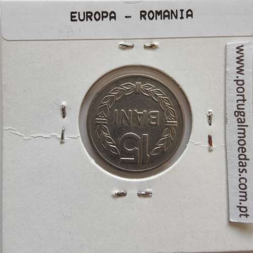 Roménia 15 Bani 1966 Aço-níquel, World Coins Romania KM 93, coin of 15 bani 1966 Nickel clad steel