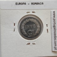 Roménia 15 Bani 1975 Alumínio, World Coins Romania KM 93, coin of 15 bani 1975 Aluminium